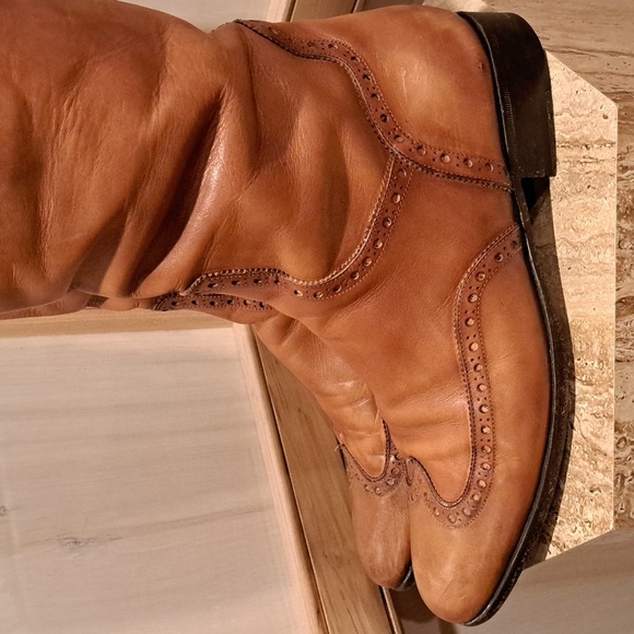 Gucci vintage brogue tall boots 8.5 - Picture 8 of 11